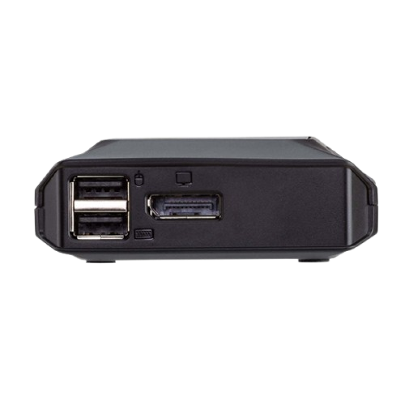 Aten 2-Port 4K DisplayPort USB-C Cable KVM Switch with Remote Port Selector